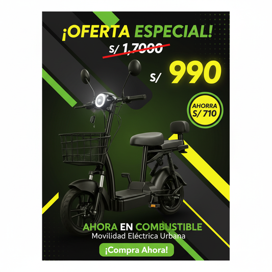 Bicimoto Pro X3 - Motocicleta Eléctrica Urbana